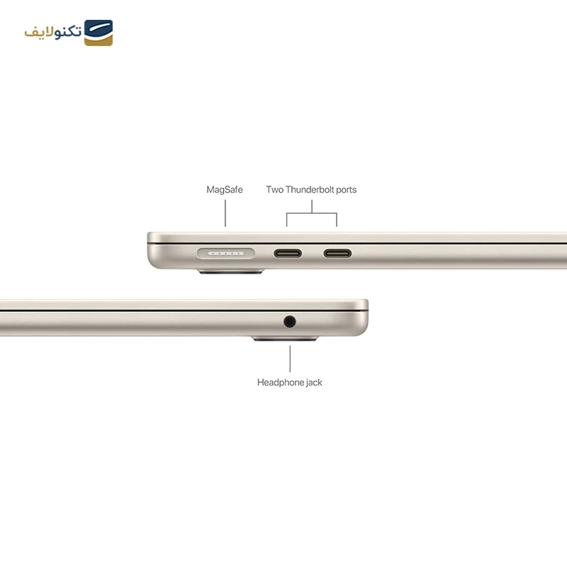 لپ تاپ اپل 13.6 اینچی مدل MacBook Air CTO M3 2024 16GB 256GB  - MacBook Air CTO M3 2024 16GB 256GB