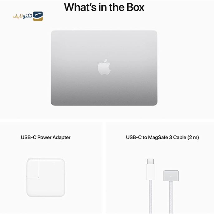 لپ تاپ اپل 13.6 اینچی مدل MacBook Air MLY03 M2 2022 8GB 512GB - MacBook Air 13 MLY03 M2 2022 8GB 512GB