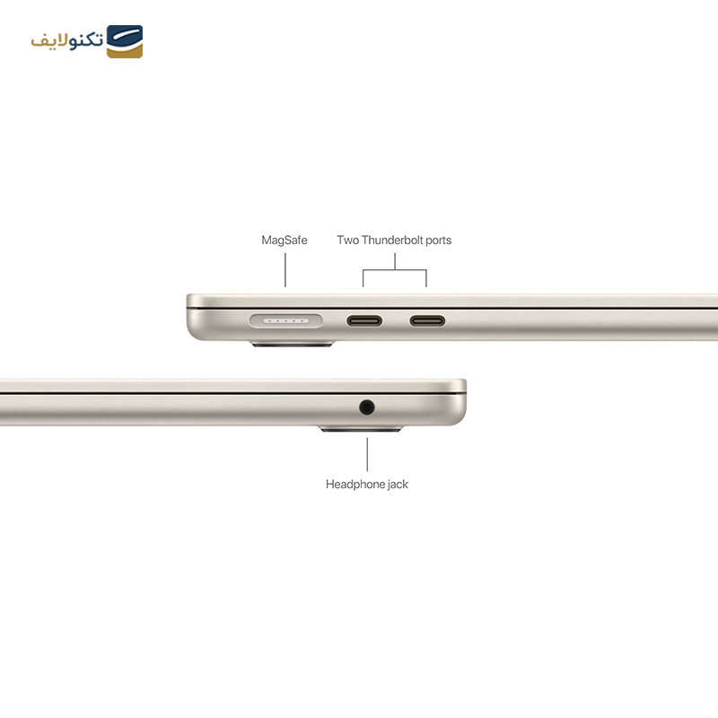 لپ تاپ اپل 13.6 اینچی مدل MacBook Air MXCU3 M3 2024 16GB 512GB LLA - MacBook Air MXCU3 M3 2024 16GB 512GB LLA