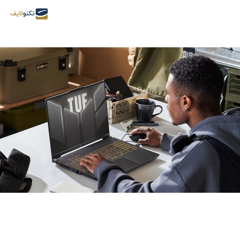 لپ تاپ ایسوس 15.6 اینچی مدل TUF Gaming A15 FA506NF R5 7535HS 40GB 512GB RTX2050 - TUF Gaming A15 FA506NF R5 7535HS 40GB RAM 512GB SSD RTX2050