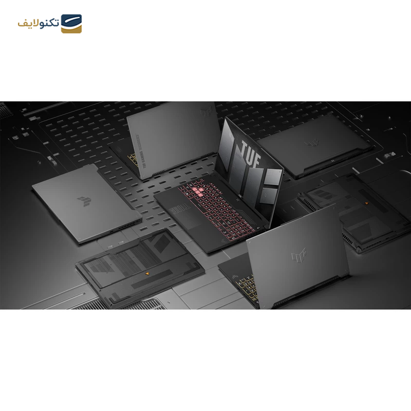لپ تاپ ایسوس 15.6 اینچی مدل TUF Gaming A15 FA506NF R5 7535HS 40GB 512GB RTX2050 - TUF Gaming A15 FA506NF R5 7535HS 40GB RAM 512GB SSD RTX2050