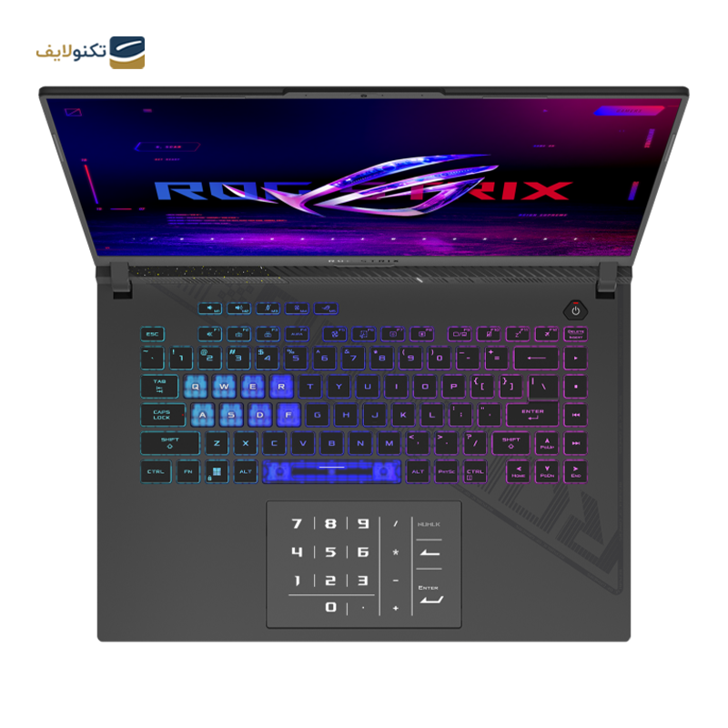 لپ‌ تاپ ایسوس 16 اینچی مدل ROG Strix G16 G614JIR i9 14900HX 16GB 2TB RTX4070 WUXGA - Asus ROG Strix G16 G614JIR i9 14900HX 16GB RAM 2TB SSD 8GB RTX4070 WUXGA