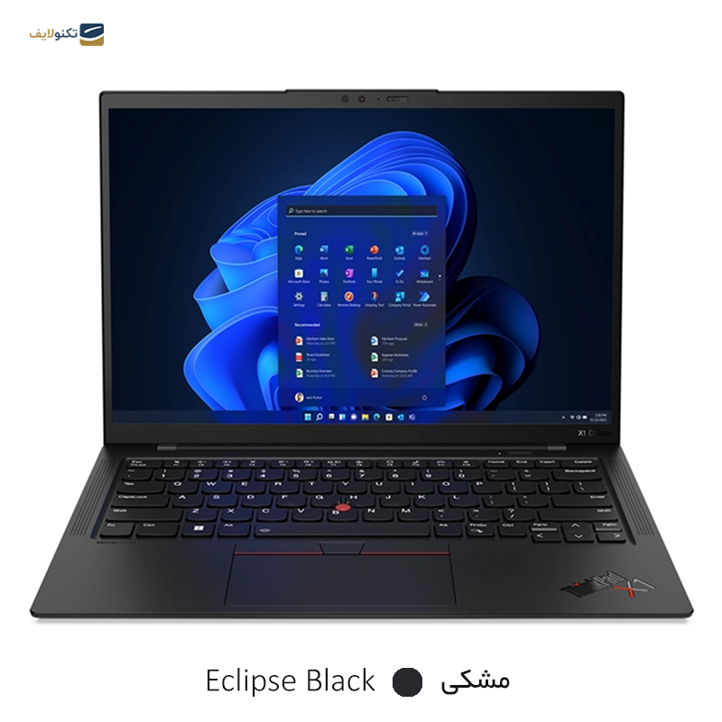 لپ تاپ لنوو 14 اینچی مدل ThinkPad X1 Carbon i7 1355U 32GB 1TB - Lenovo ThinkPad X1 Carbon i7 1355U 32GB RAM 1TB SSD