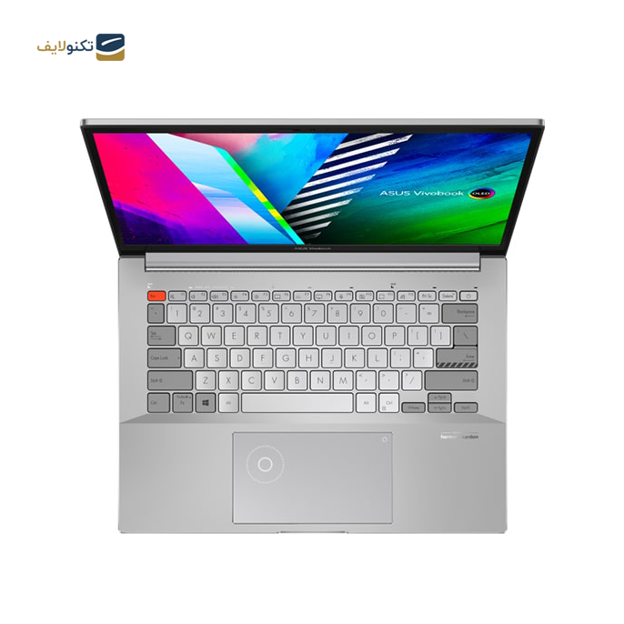 لپ تاپ 14 اینچی ایسوس مدل VivoBook Pro N7400PC-KM010 - ASUS i7 11370H-16GB-1TB SSD-4GB Geforce RTX 3050 GDDR6-OLED 14 inch FHD Laptop