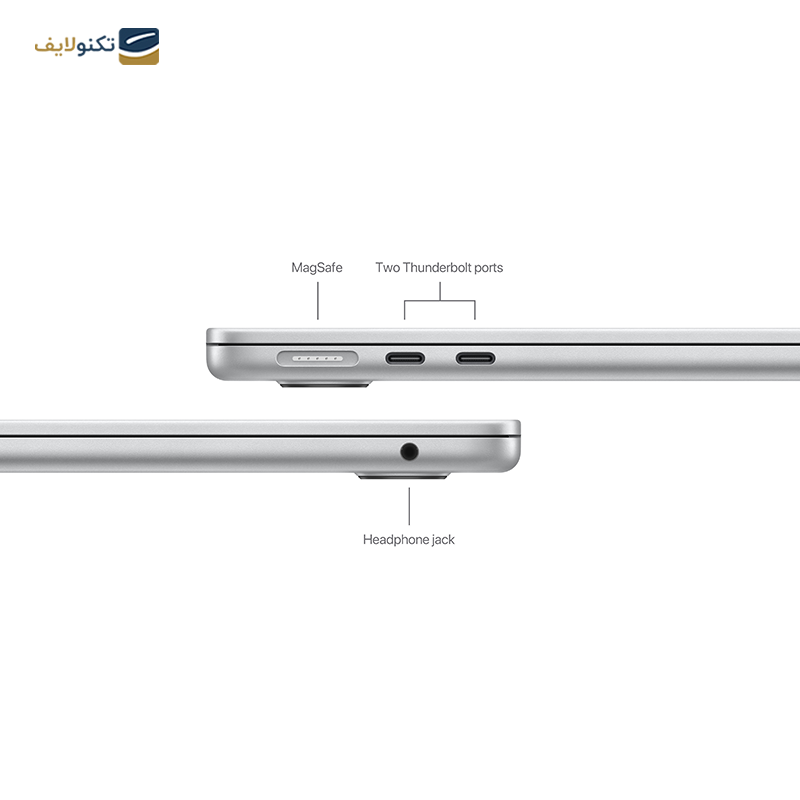 لپ تاپ اپل 13.6 اینچی مدل MacBook Air MRXR3 M3 2024 8GB 512GB LLA - MacBook Air MRXR3 M3 2024 8GB 512GB LLA