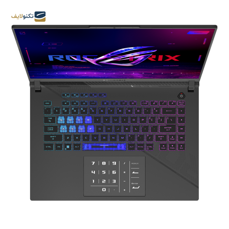 لپ‌ تاپ ایسوس 16 اینچی مدل ROG Strix G16 G614JVR i9 14900HX 16GB 2TB RTX4060 WUXGA - Asus ROG Strix G16 G614JVR i9 14900HX 16GB RAM 2TB SSD RTX4060 WUXGA