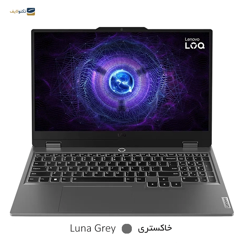 لپ تاپ لنوو 15.6 اینچی مدل LOQ 15IAX9 i5 12450HX 24GB 1TB RTX4050 - Lenovo LOQ 15IAX9 i5 12450HX 24GB RAM 1TB SSD RTX4050