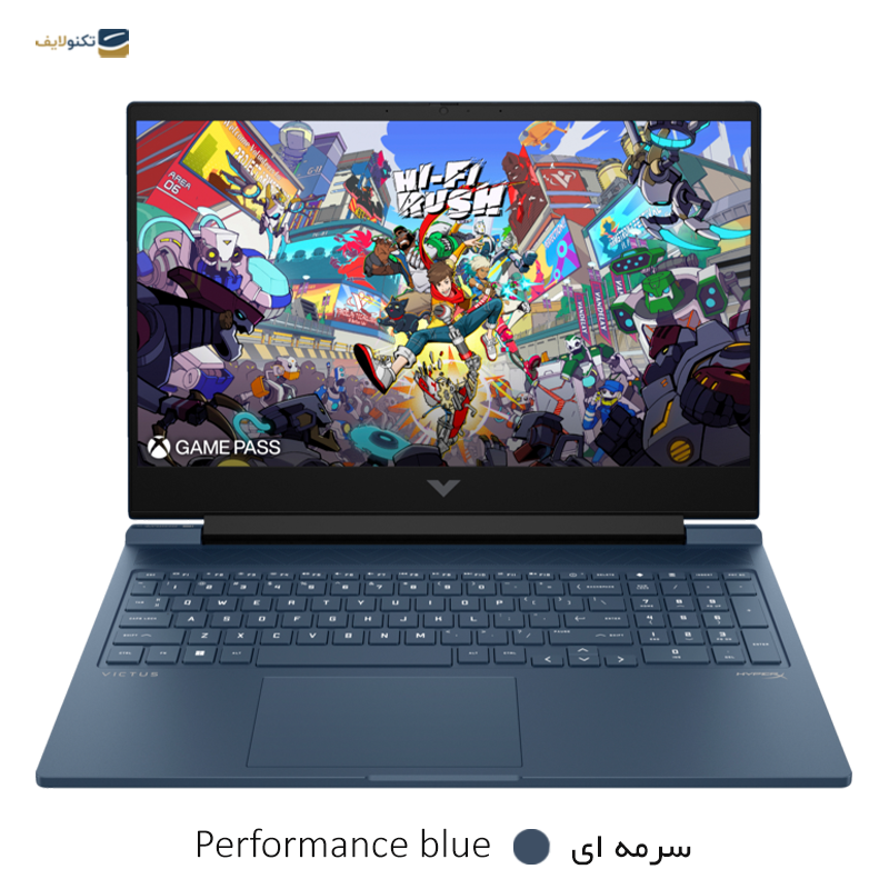 لپ تاپ اچ پی 16.1 اینچی مدل Victus 16-R1043ne i7 14700HX 16GB 512GB RTX4050 - HP Victus 16-R1043ne i7 14700HX 16GB RAM 512GB SSD RTX4050