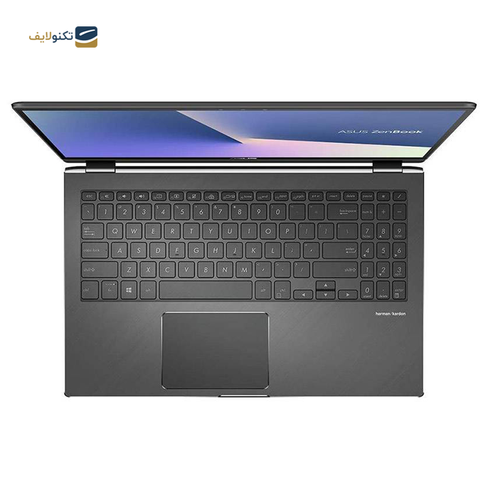 لپ تاپ 15.6 اینچی ایسوس مدل ZenBook Flip 15 Q528EH-202BL - Asus i7 1165G7-16GB-512GB SSD-4GB GTX 1650 with max-Q-IPS ۱۵.۶ inch FHD Laptop