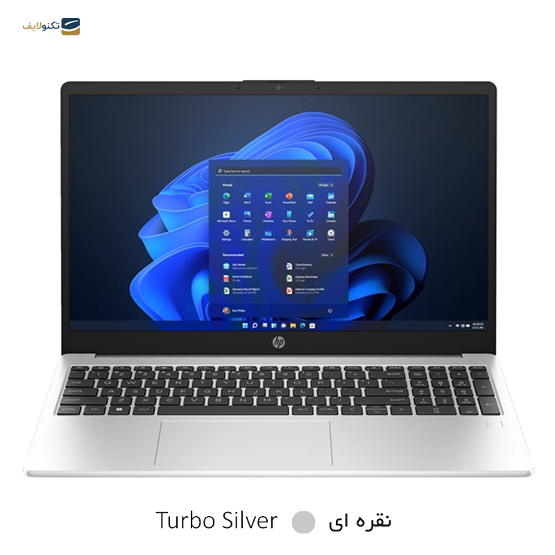 لپ تاپ اچ‌ پی 15.6 اینچی مدل G10 255 Athlon 7120U 8GB 512GB - HP G10 255 Athlon Silver 7120U 8GB RAM 512GB SSD Radeon 610M