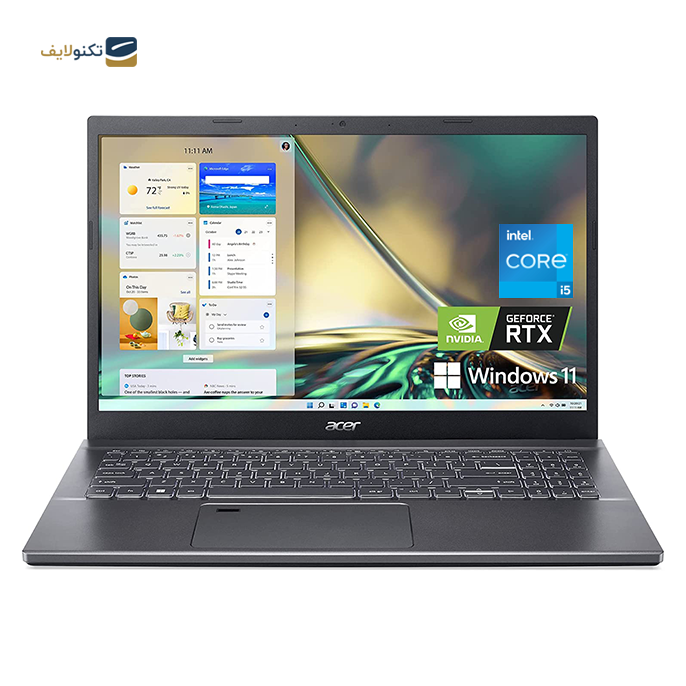 لپ‌ تاپ 15.6 اینچی ایسر مدل Aspire 5 A515-57G-51RC 8GB 512GB SSD - Acer Aspire 5 A515-57G-51RC i5 1240P-8GB -512GB SSD-RTX2050 4G