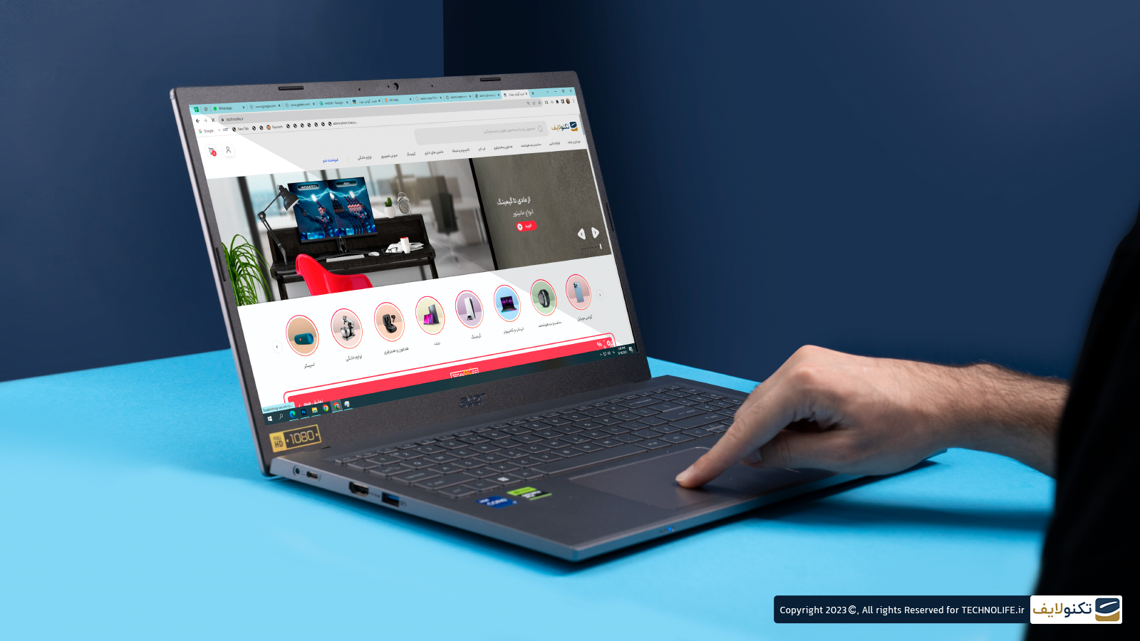 لپ تاپ ایسر 15.6 اینچی مدل Aspire 5 A515 i5 1235U 20GB 512GB RTX2050 - Acer Aspire 5 i5 1235U 20GB RAM 512GB SSD RTX2050