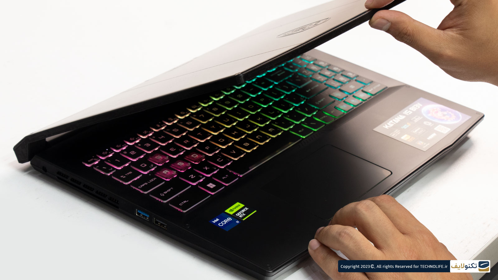 لپ تاپ ام اس آی گیمینگ 15.6 اینچی مدل Katana 15 B13VFK i7 13620H 16GB 1TB RTX 4060 - MSI Katana 15 B13VFK i7-13620H 16GB DDR5 1TB SSD 8GB RTX 4060 15.6 inch FHD