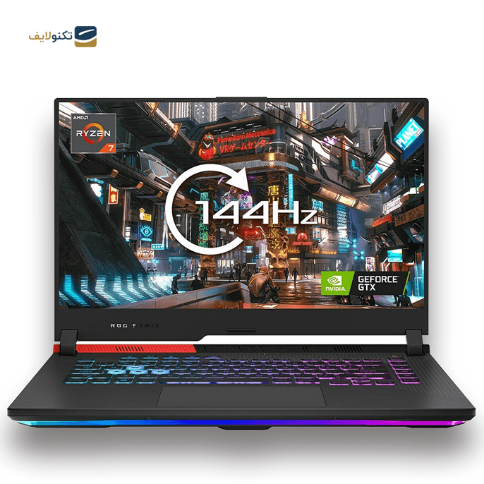 لپ تاپ گیمینگ 15.6 اینچی ایسوس مدل ROG Strix G513IH - ASUS ROG Strix G513IH Ryzen7-4800H/8GB/1TB SSD/4GB GTX1650 15.6 inch Gaming Laptop