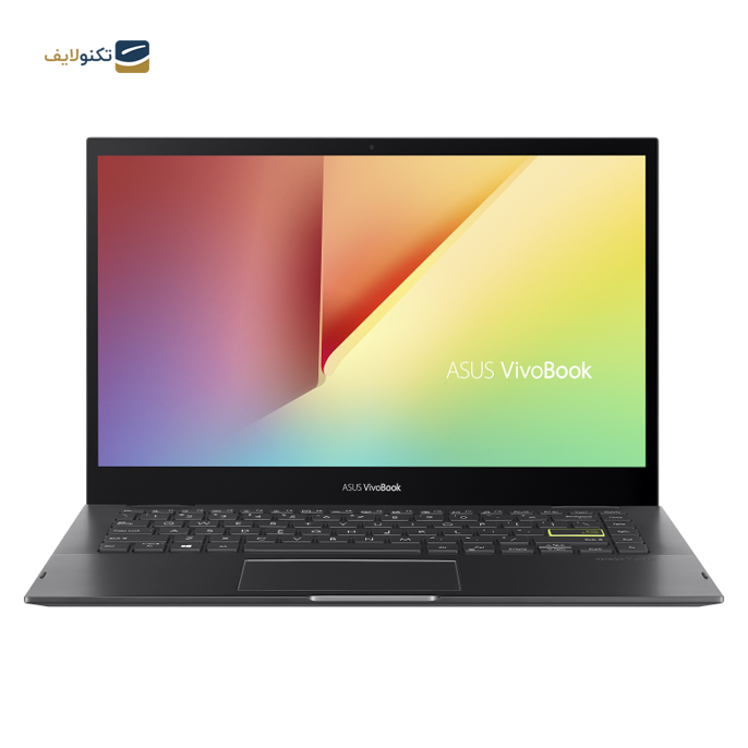 لپ تاپ ۱۴ اینچ ایسوس مدل Vivobook Flip 14 TP470EZ-A - ASUS TP470EZ-EC091W i5 1135G7 8GB 512GB SSD 4GB Intel Iris Xe MAX-WV 14 inch FHD Laptop