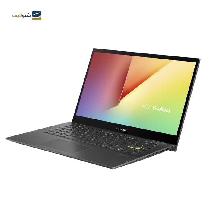 لپ تاپ ۱۴ اینچ ایسوس مدل Vivobook Flip 14 TP470EZ-A - ASUS TP470EZ-EC091W i5 1135G7 8GB 512GB SSD 4GB Intel Iris Xe MAX-WV 14 inch FHD Laptop