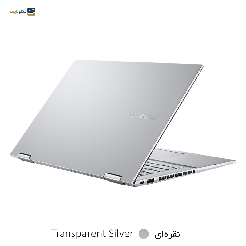 لپ تاپ ۱۴ اینچ ایسوس مدل Vivobook Flip 14 TP470EZ-A - ASUS TP470EZ-EC091W i5 1135G7 8GB 512GB SSD 4GB Intel Iris Xe MAX-WV 14 inch FHD Laptop