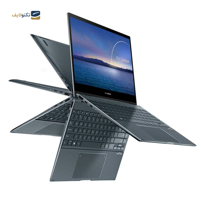 لپ تاپ 13.3 اینچی ایسوس مدل ZenBook Flip UX363EA-HP668W - Asus i7 1165G7-16GB-1TB SSD-Iris Xe Graphics-OLED 13.3 inch FHD Laptop