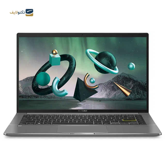 لپ‌ تاپ 14 اینچی ایسوس مدل VivoBook S14 K435EA - Asus i7 1165G7-16GB-1TB SSD-INT-FHD Laptop +BAG+Mouse