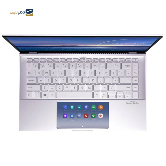  لپ تاپ 14 اینچی ایسوس مدل ZenBook 14 UX435EG-K9532W - Asus i5 1135G7-8GB-512GB SSD-MX450-FHD LapTop