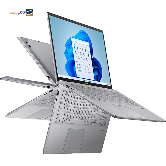 لپ تاپ ۱۵.۶ اینچی ایسوس مدل ZenBook Q508UG - Asus R7 5700U-8GB-256GB SSD-2GB MX450-FHD OLED ۱۵.۶ inch Laptop