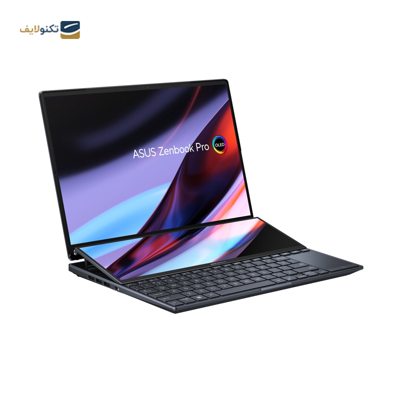  لپ تاپ 14.5 اینچی ایسوس مدل Zenbook Duo UX8402ZE-M3026W - Zenbook Duo UX8402ZE i7 12700H 16GB DDR4 1TB SSD RTX3050Ti 4GB 14.5 Inch Laptop