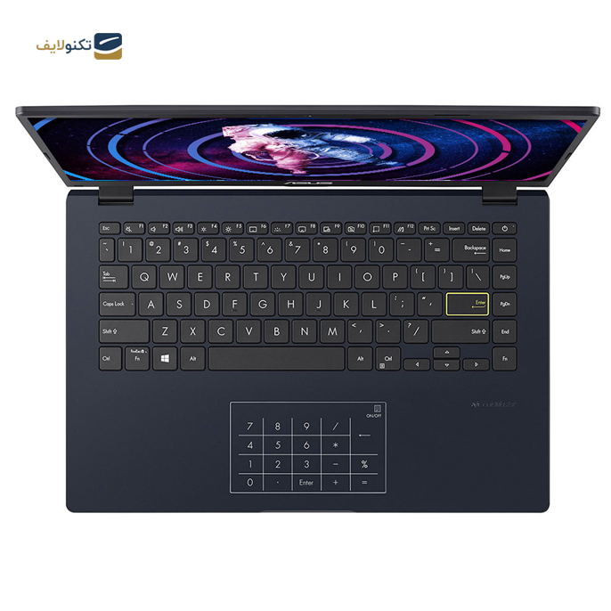 لپ تاپ 14 اینچی ایسوس مدل R410MA- N4020 4G 128G  - Asus Celeron N4020-4GB-128GB SSD-UHD Graphics 600- 14 inch HD laptop