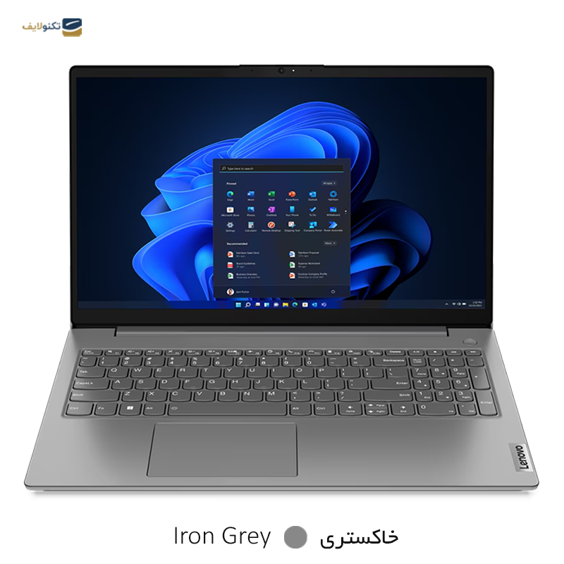 لپ تاپ لنوو 15.6 اینچی مدل V15 i3 1215U 12GB 256GB - Lenovo V15 i3 1215U 12GB RAM 256GB SSD