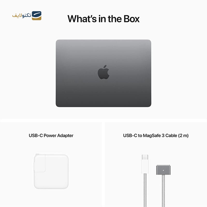  لپ تاپ 13.6 اینچ اپل مدل MacBook Air-MLXW3 M2 2022 LLA - MacBook Air-MLXW3 M2 2022 LLA