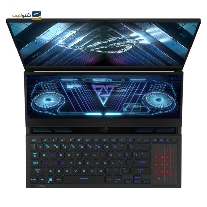 لپ تاپ 16 لینچی ایسوس مدل ROG Zephyrus Duo 16 GX650RX - Asus ROG Zephyrus Duo 16 GX650RX R9 6900HX 32 1SSD 16 3080Ti WUXGA