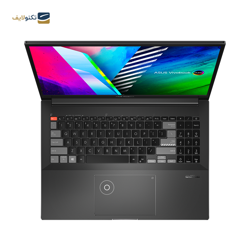 لپ تاپ ایسوس 16 اینچی مدل VivoBook 16 M7600QE-L2003 - ASUS VivoBook 16 M7600QE-L2003 R7 - 16GB - 1TB SSD - 4GB 3050TI - OLED 16 inch 4K Laptop