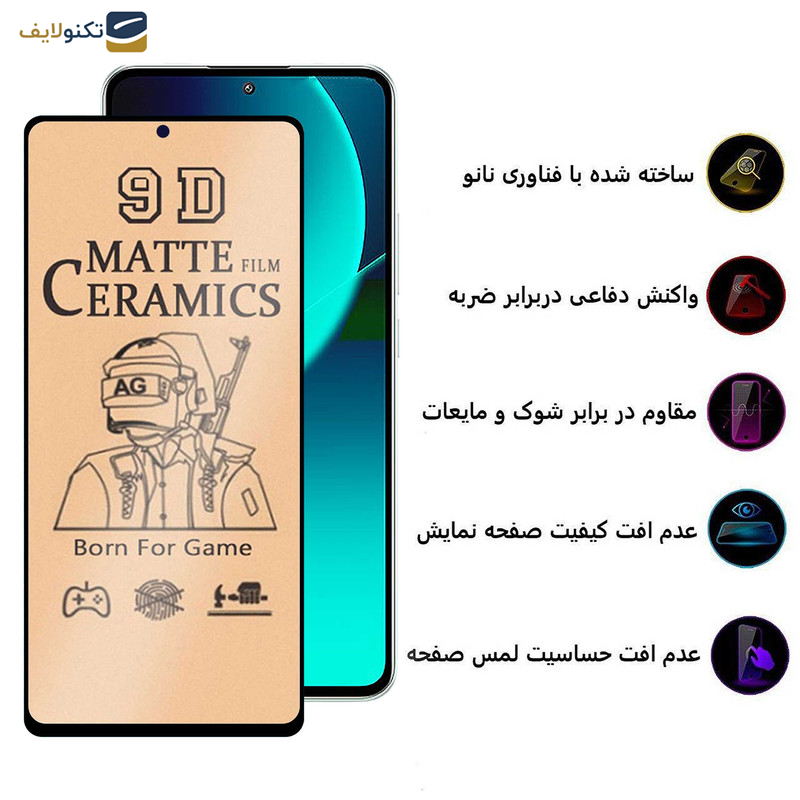 محافظ صفحه نمایش سرامیکی مات اِپیکوی مدل BodyGuard مناسب برای گوشی موبایل شیائومی 13T Pro - 13T - Redmi K60 Ultra - 