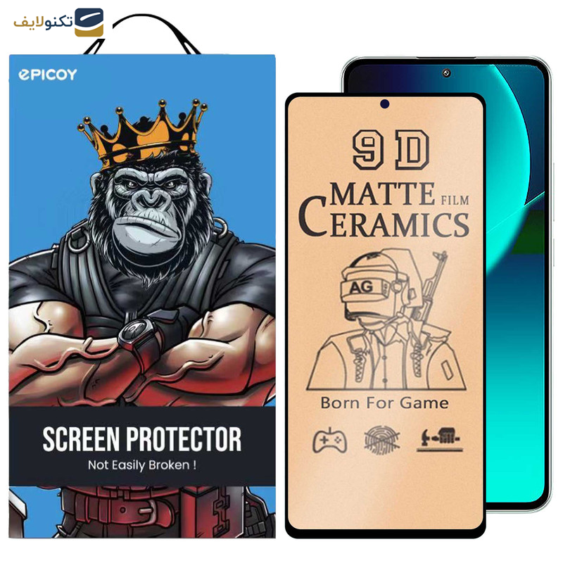 محافظ صفحه نمایش سرامیکی مات اِپیکوی مدل BodyGuard مناسب برای گوشی موبایل شیائومی 13T Pro - 13T - Redmi K60 Ultra - 