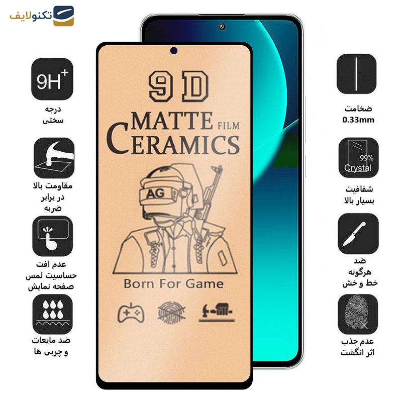 محافظ صفحه نمایش سرامیکی مات اِپیکوی مدل BodyGuard مناسب برای گوشی موبایل شیائومی 13T Pro - 13T - Redmi K60 Ultra - 