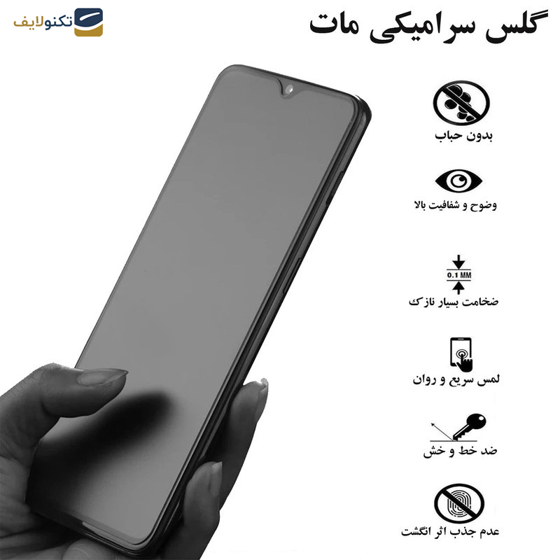 محافظ صفحه نمایش سرامیکی مات اِپیکوی مدل BodyGuard مناسب برای گوشی موبایل شیائومی 13T Pro - 13T - Redmi K60 Ultra - 