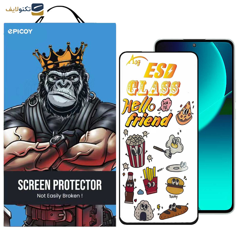 محافظ صفحه نمایش اپیکوی مدل ESD 2023 مناسب برای گوشی موبایل شیائومی 13T Pro - 13T - Redmi K60 Ultra - 