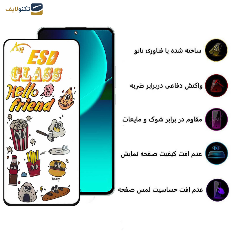 محافظ صفحه نمایش اپیکوی مدل ESD 2023 مناسب برای گوشی موبایل شیائومی 13T Pro - 13T - Redmi K60 Ultra - 