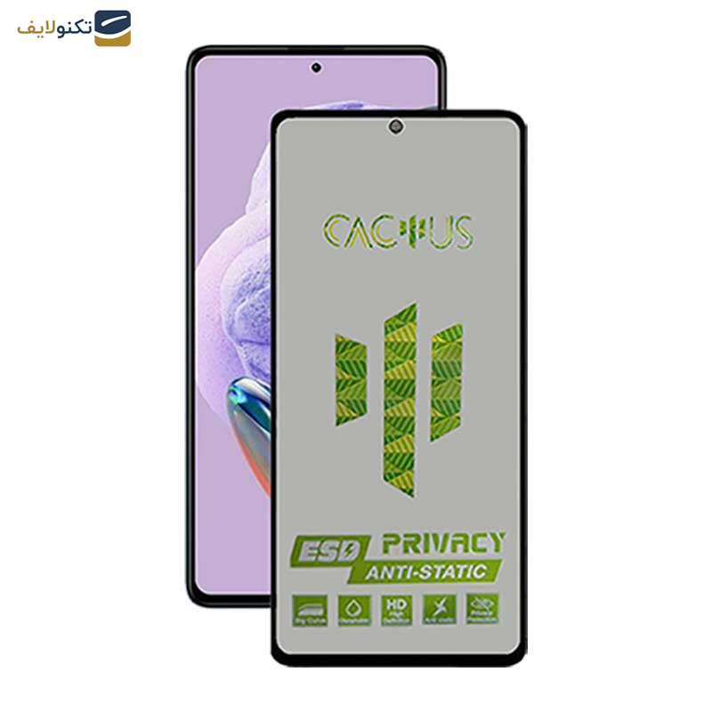 محافظ صفحه نمایش حریم شخصی اِپیکوی مدل Cactus-ESD-Privacy مناسب برای گوشی موبایل شیائومی Redmi Note 12 Pro Plus - Note 12 Turbo - Note 12 Pro - Note 12 5G - Note 12 4G -Note 12 (china) - Epicoy Cactus-Privacy Glass Screen Protector For Xioami Redmi Note 12 Pro Plus - Redmi Note 12 Turbo - Redmi Note 12 Pro - Redmi Note 12 5G - Redmi Note 12 4G - Redmi Note 12 china