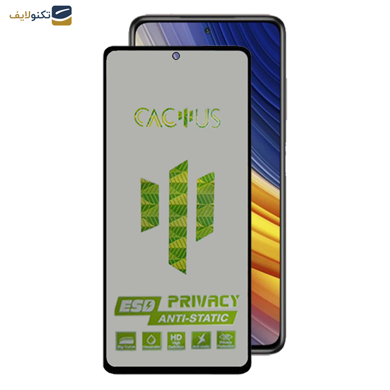 محافظ صفحه نمایش حریم شخصی اِپیکوی مدل Cactus-ESD-Privacy مناسب برای گوشی موبایل شیائومی Poco X3 - X3 NFC - X3 Pro - Epicoy Cactus-ESD-Privacy Glass Screen Protector For Xiaomi Poco X3- X3 NFC- X3 Pro