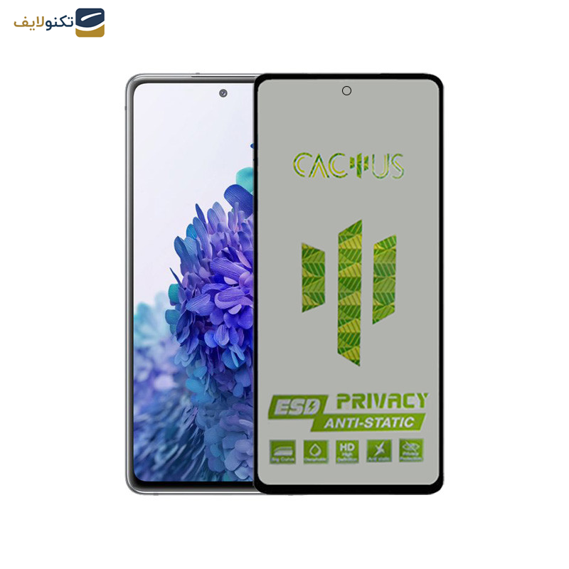 محافظ صفحه نمایش اپیکوی مدل Cactus-ESD-Privacy مناسب برای گوشی موبایل سامسونگ Galaxy A53 - A52 - A52s - A51 - S20 FE - M31s - Epicoy Cactus-ESD-Privacy Glass Screen Protector For Samsung Galaxy A53- A52- A52s- A51- S20 FE- M31s
