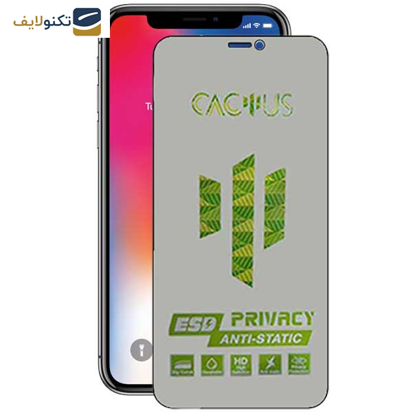 محافظ صفحه نمایش حریم شخصی اپیکوی مدل Cactus-ESD-Privacy مناسب برای گوشی موبایل اپل iPhone 11 - XR - Epicoy Cactus-ESD-Privacy Screen Protector For Apple iPhone 11 - XR