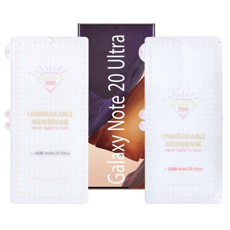 محافظ صفحه نمایش و پشت گوشی سامسونگ گلکسی نوت 20 الترا بوف مدل Hg15 - Buff Hg01 Samsung Galaxy Note 20 Ultra Back & Screen Protector