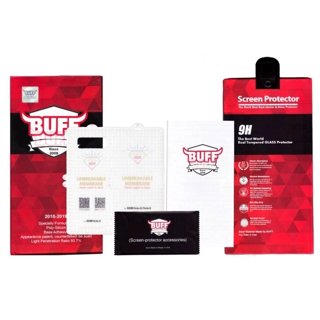 محافظ صفحه نمایش و پشت گوشی سامسونگ گلکسی نوت 8 بوف مدل Hg01 - Buff Hg01 Samsung Galaxy Note 8 Back & Screen Protector
