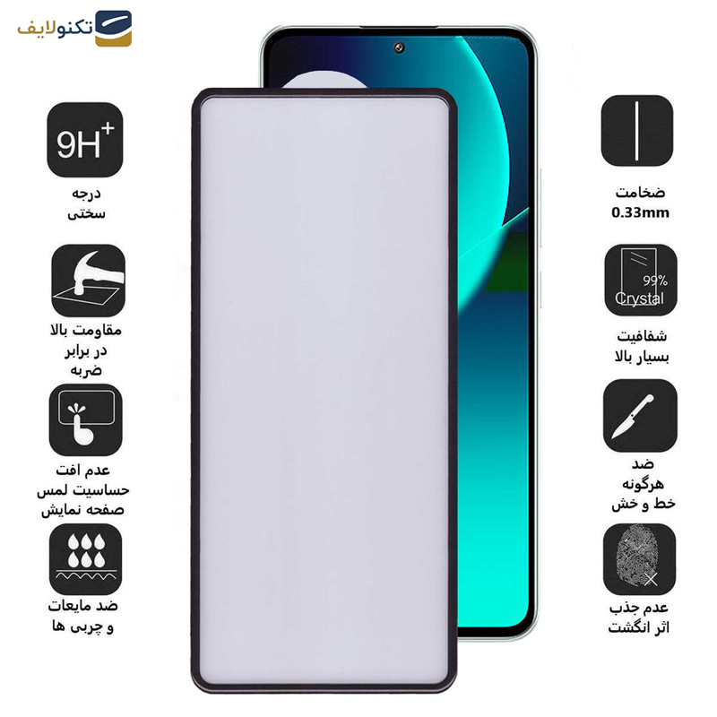 محافظ صفحه نمایش بوف مدل New AirBag مناسب برای گوشی موبایل شیائومی 13T Pro - 13T - Redmi K60 Ultra - 