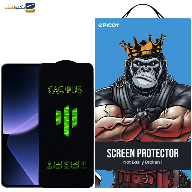 محافظ صفحه نمایش اپیکوی مدل Cactus مناسب برای گوشی موبایل شیائومی 13T Pro-13T-Redmi K60 Ultra - Epicoy Cactus Glass Screen Protector For Xiaomi 13T Pro-13T-Redmi K60 Ultra
