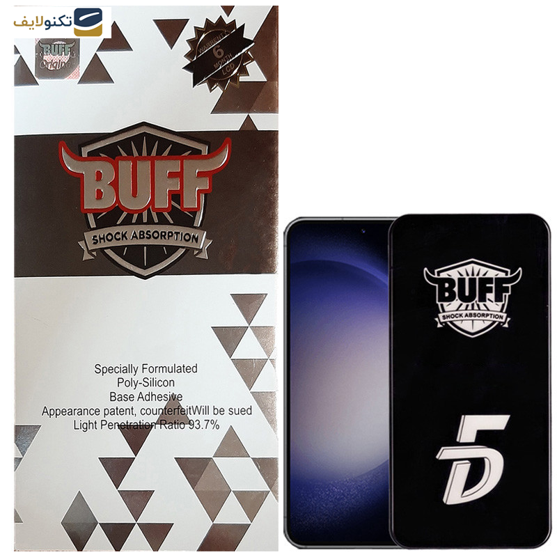 محافظ صفحه نمایش 5D بوف مدل F33-G مناسب برای گوشی موبایل سامسونگ Galaxy S23 FE-A54 - Buff 5D F33-G Glass Screen Protector For Samsung Galaxy S23 FE-A54