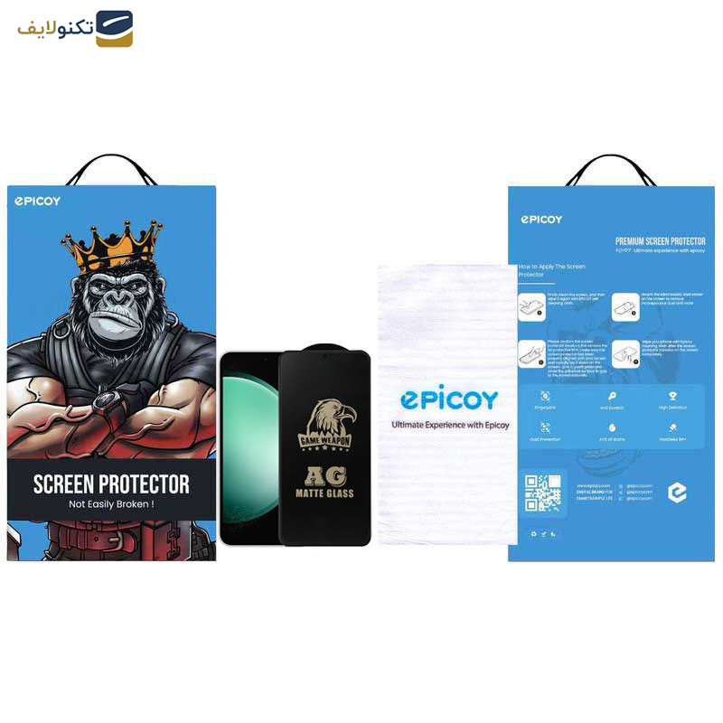 محافظ صفحه نمایش مات اپیکوی مدل Weapon مناسب برای گوشی موبایل سامسونگ Galaxy S23 FE-A54 - 