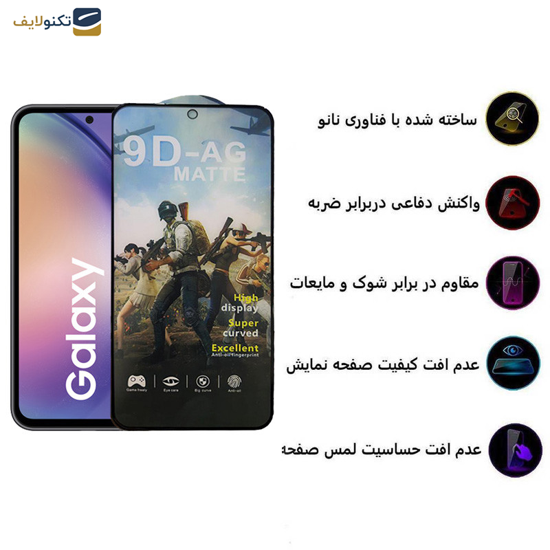 محافظ صفحه نمایش مات اپیکوی مدل Gaming1080 مناسب برای گوشی موبایل سامسونگ Galaxy S23 FE-A54 - 