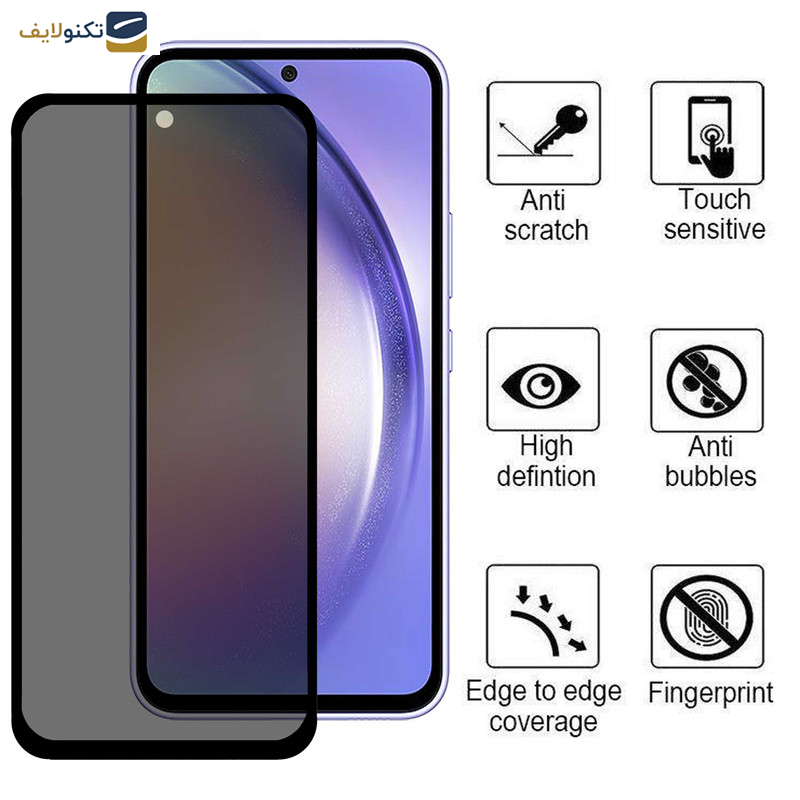 محافظ صفحه نمایش حریم شخصی اپیکوی مدل 007 Secret مناسب برای گوشی موبایل سامسونگ Galaxy A54 - S23 FE - 