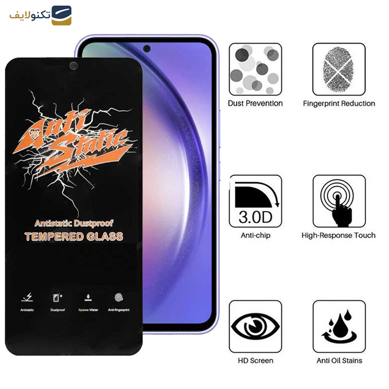 محافظ صفحه نمایش اِپیکوی مدل Antistatic Dustproof مناسب برای گوشی موبایل سامسونگ Galaxy A54 - S23 FE - 